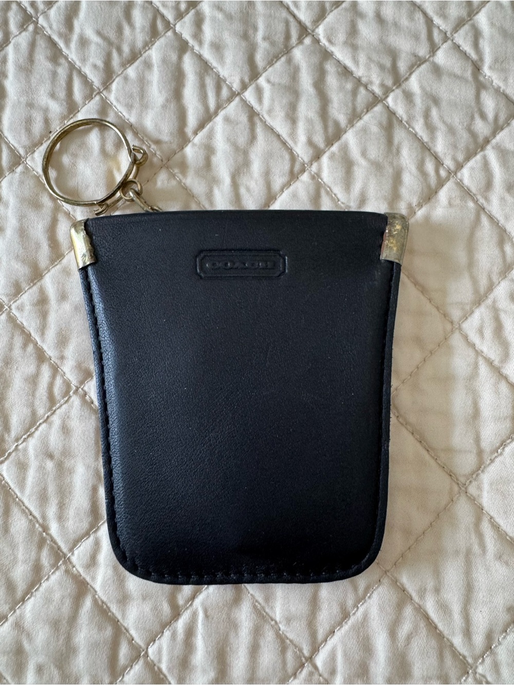Vintage Coach Squeeze Key Case